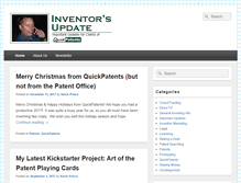 Tablet Screenshot of inventorsupdate.com